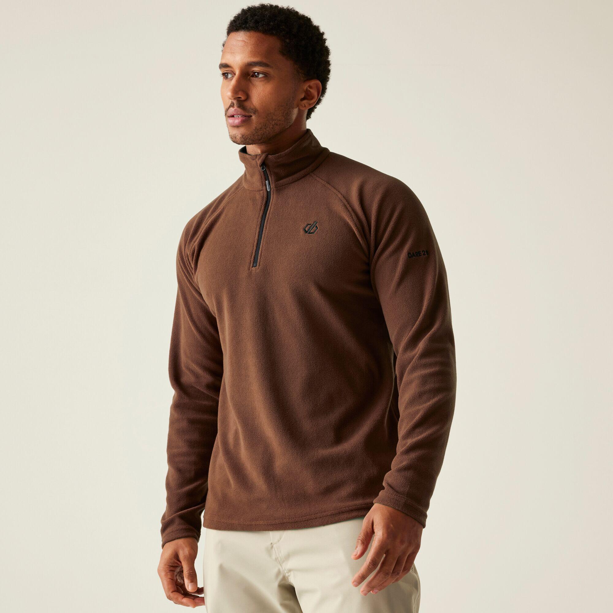 Dare 2b - Freethink Ii Half Zip Ski Polaire Pour Homme - Polaire - Marron - Decathlon