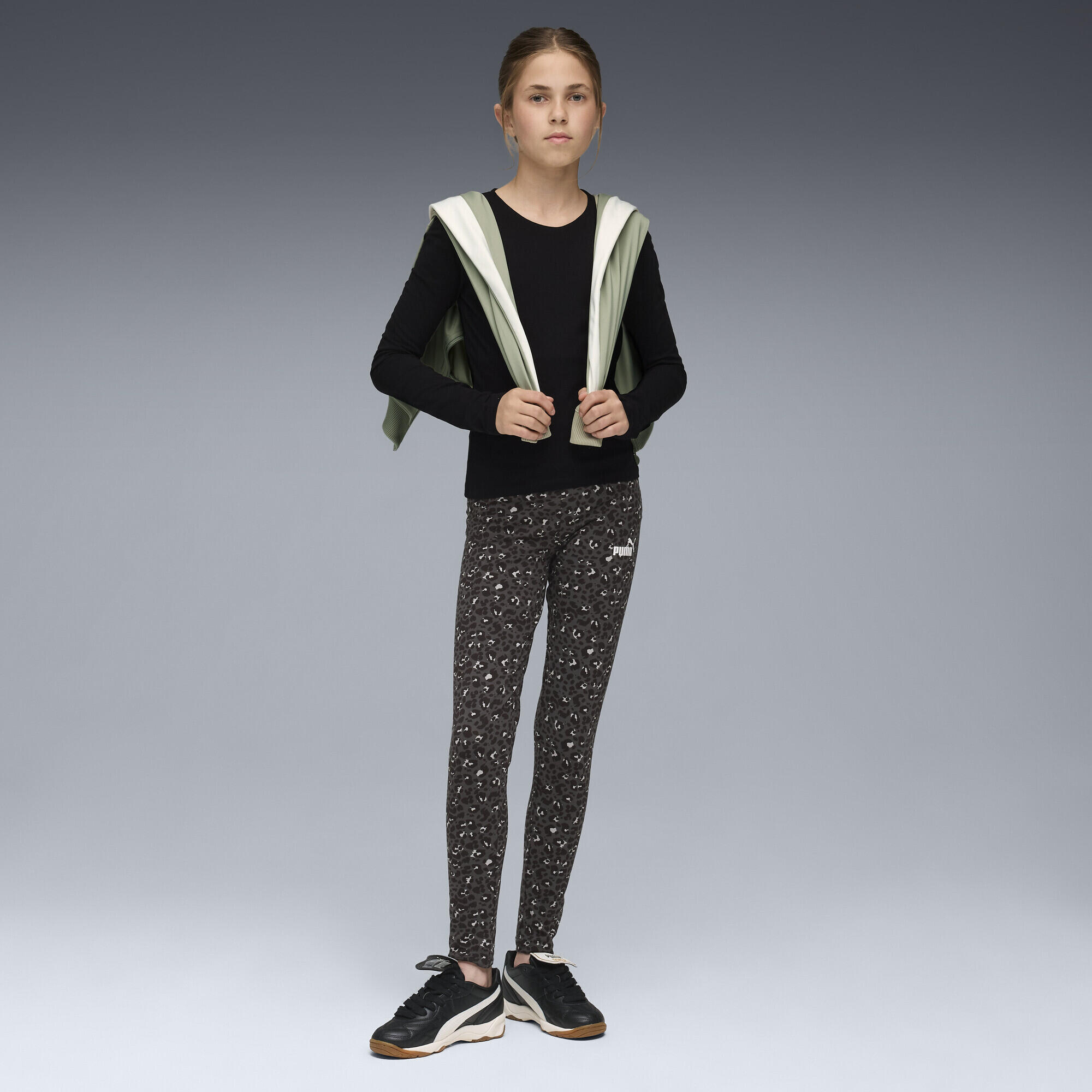 Leggings con grafica animalier Essentials per ragazze PUMA 4/7