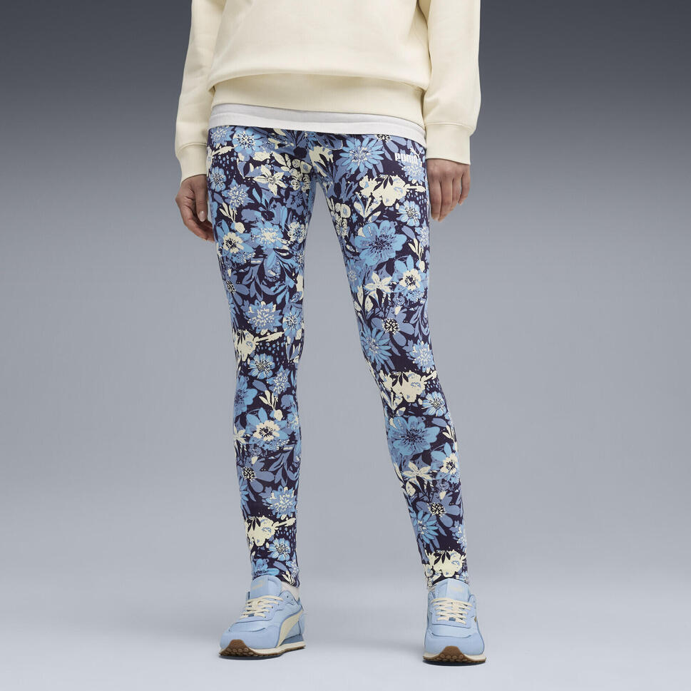 Damskie legginsy Essentials Nature 2.0 PUMA Cool Blue