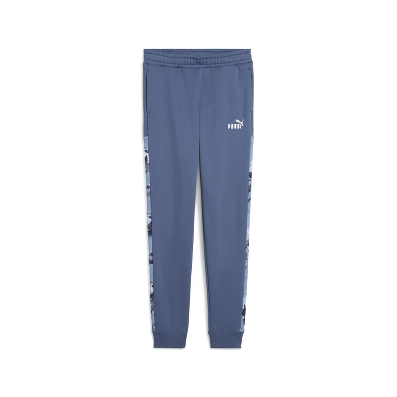 Młodzieżowe spodnie dresowe Essentials Camo PUMA Dark Indigo Blue
