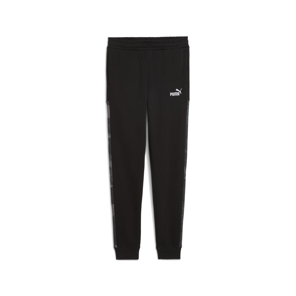 Młodzieżowe spodnie dresowe Essentials Camo PUMA Black thumbnail