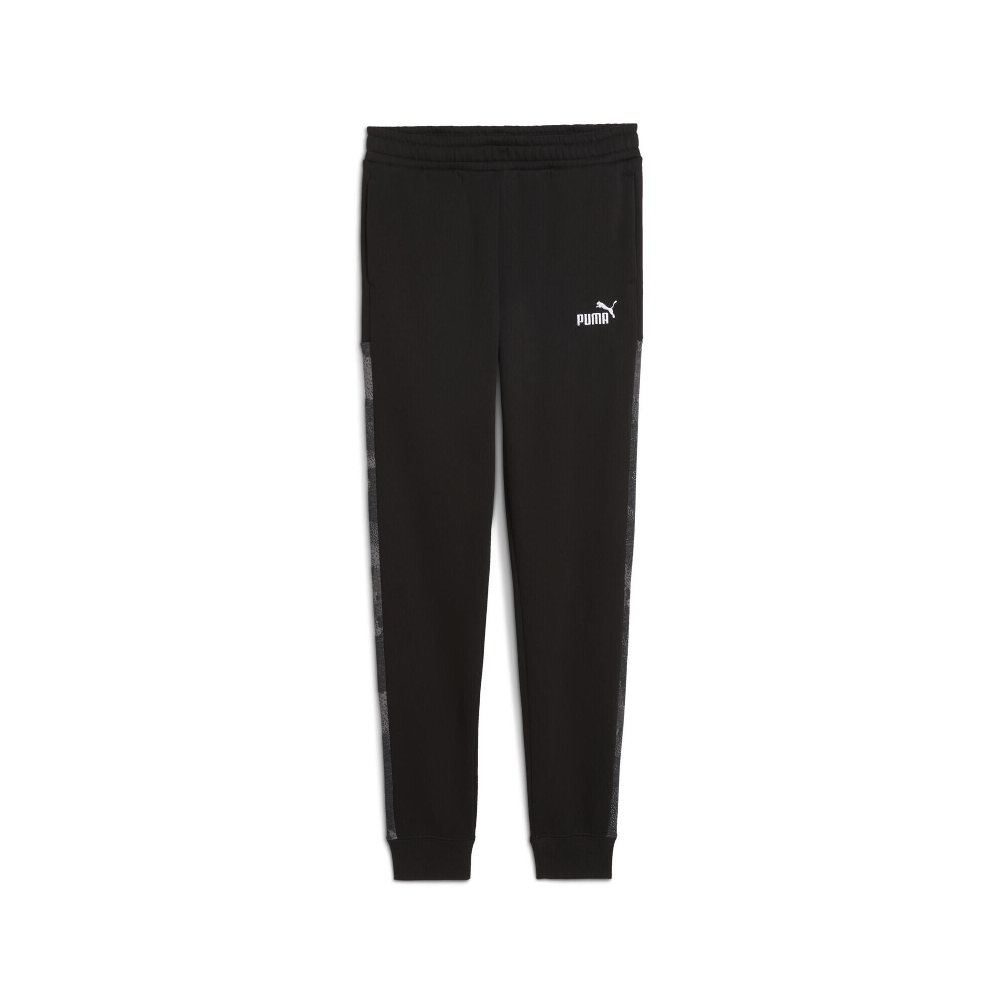 Puma - Pantalon De Survêtement À Motif Camouflage Essentials Enfant Et Adolescent Puma - Pantalons - Gris|mauve|noir - Decathlon