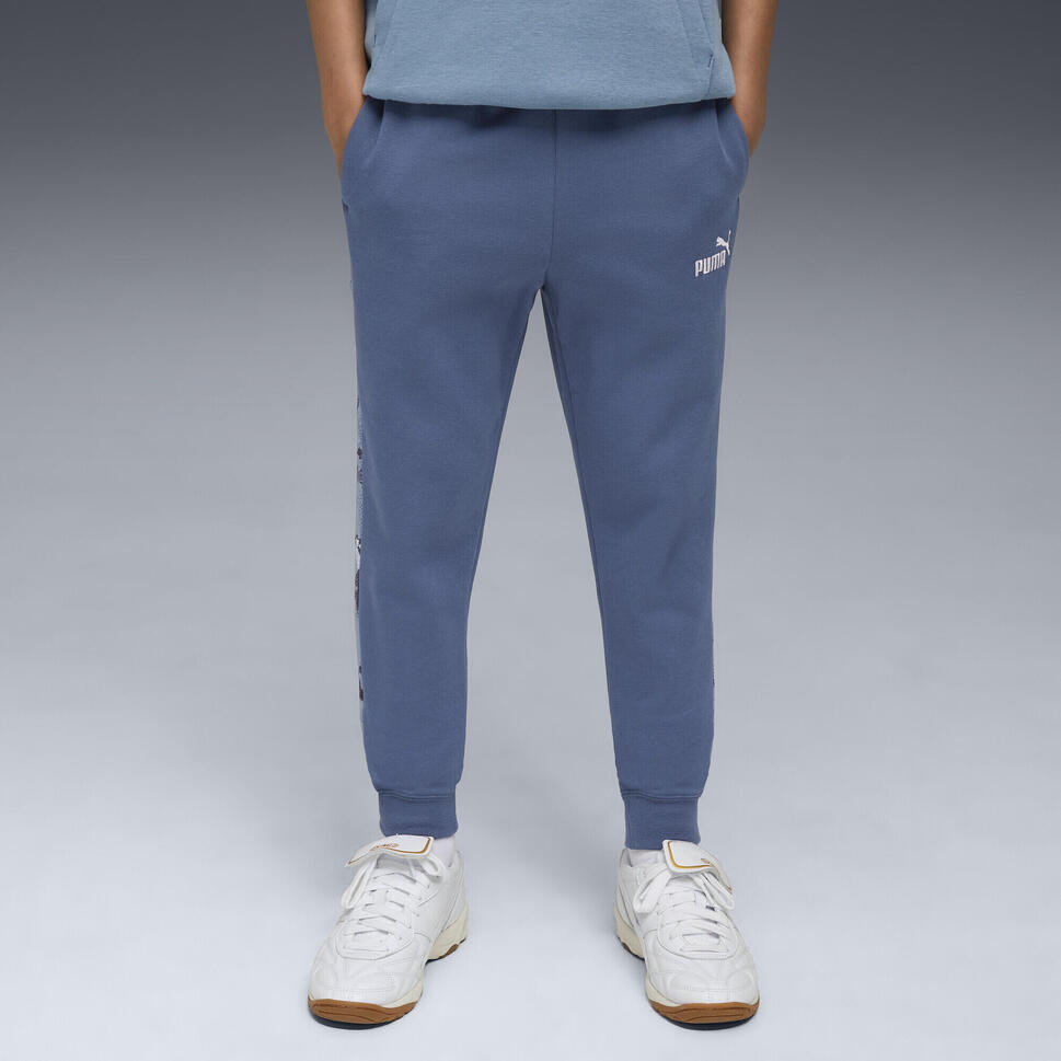 Młodzieżowe spodnie dresowe Essentials Camo PUMA Dark Indigo Blue