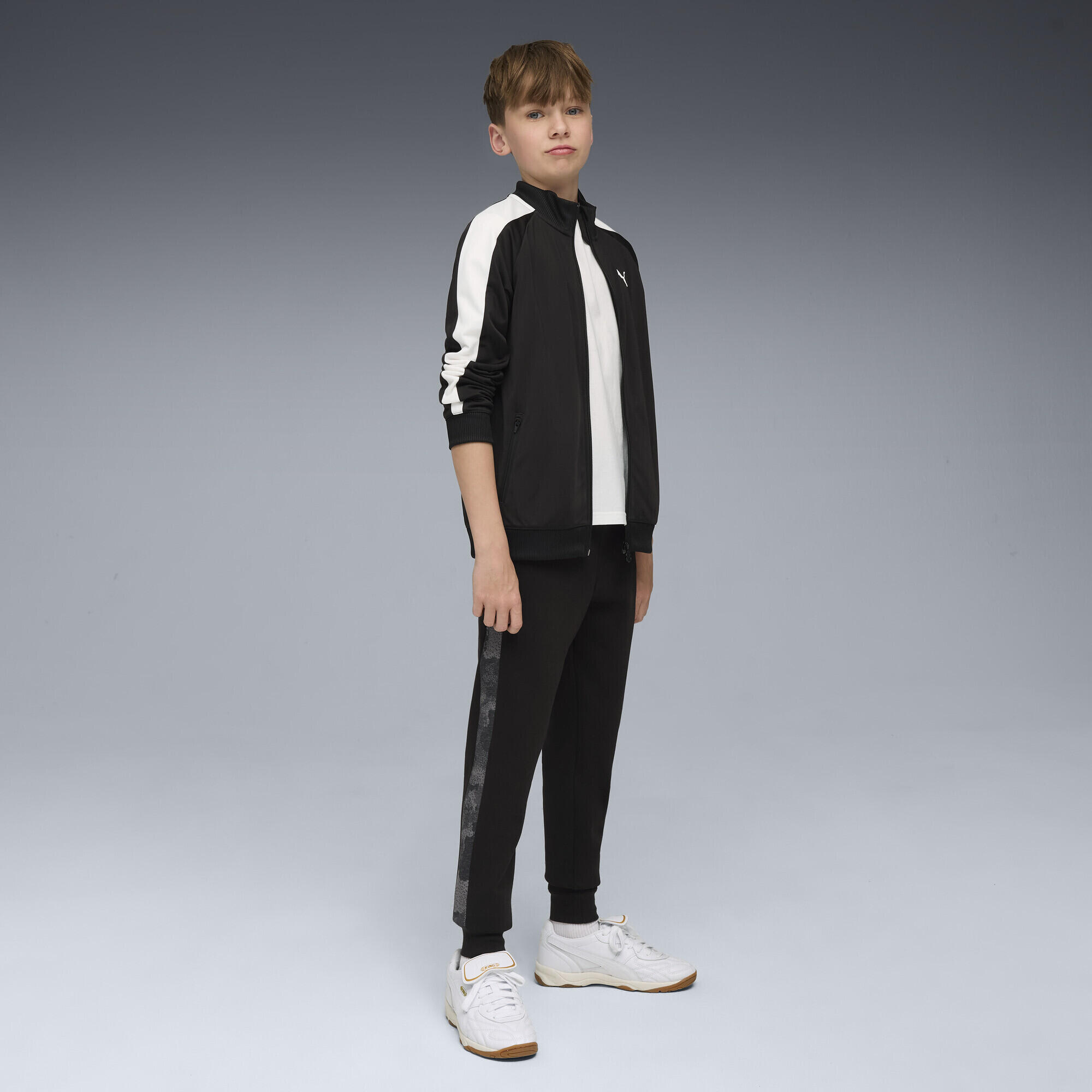Pantaloni della tuta Essentials Camo per ragazzi PUMA Black 4/7