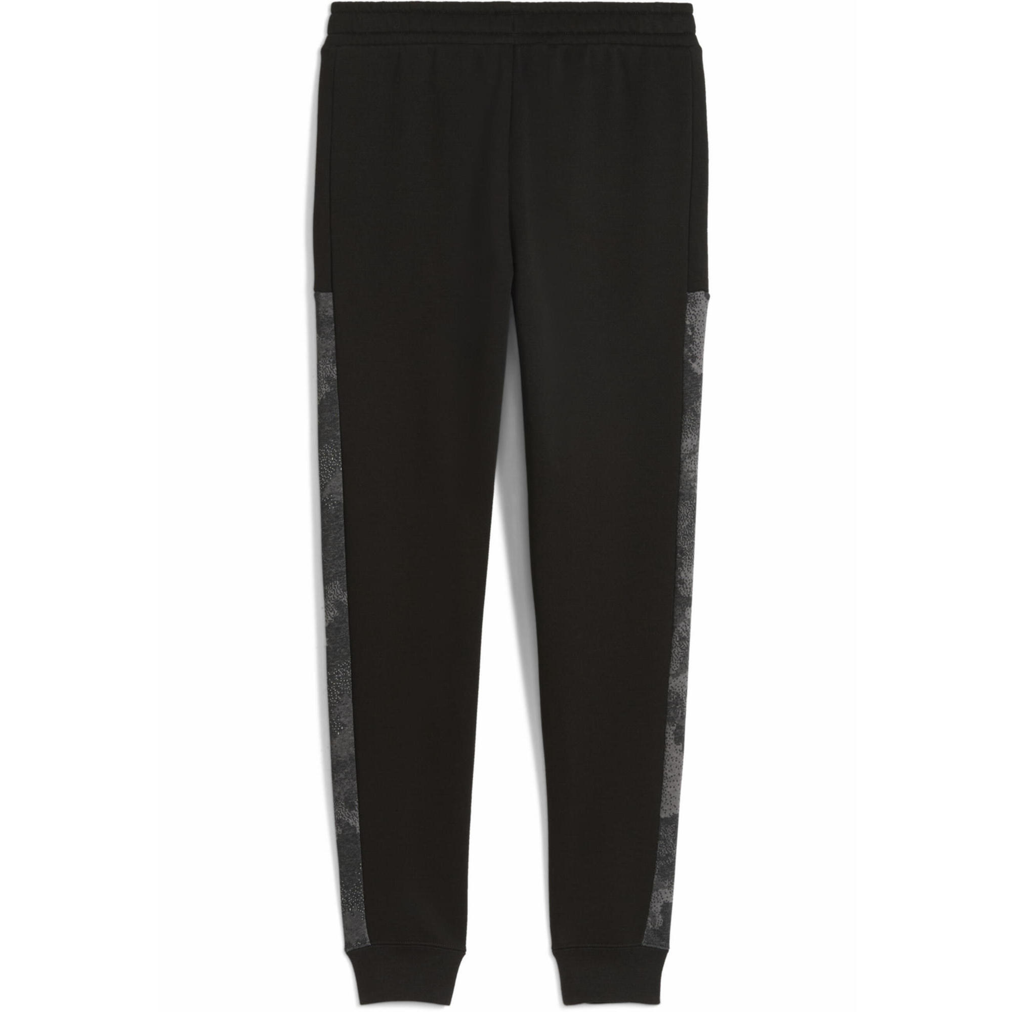 Młodzieżowe spodnie dresowe Essentials Camo PUMA Black