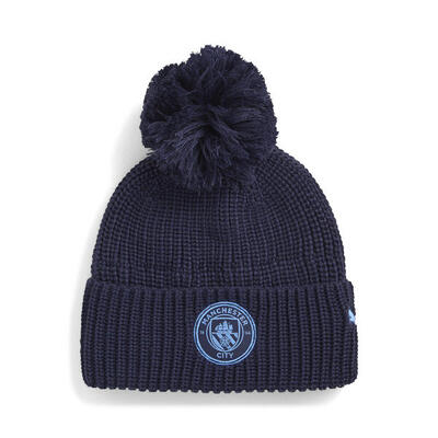 Berretto Manchester City Essentials per ragazzi PUMA Navy Team Light Blue