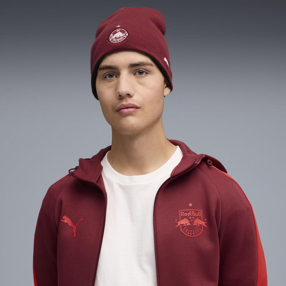 Czapka dwustronna FC Red Bull Salzburg PUMA Flat Dark Gray Team Regal Red