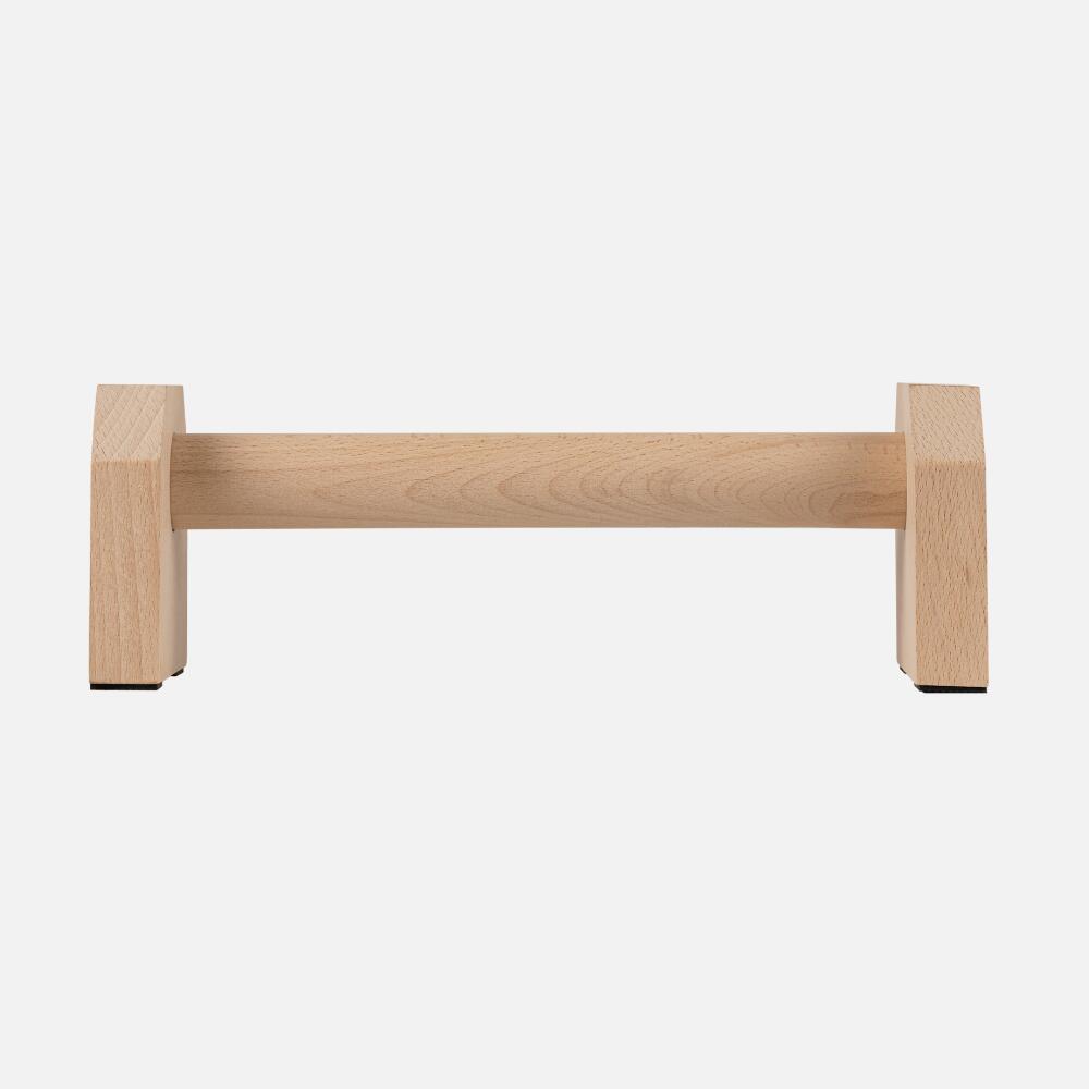 Houten parallettes push-upgrepen - antislip voor binnen en buiten voor calisthenics apparatuur - lichaamsgewichtstraining & yoga - push-upplank - 1 paar