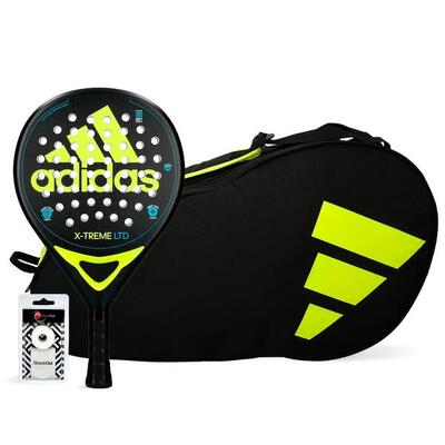 Pack adidas x-treme black/lime and adidas control padelbag