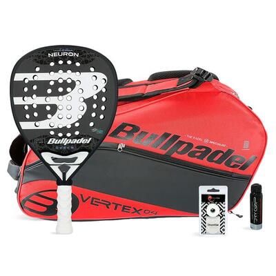 Pack bullpadel neuron paletero vertex