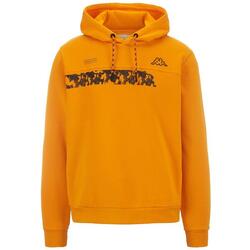 Sweat à Capuche Orange Homme Kappa Gino