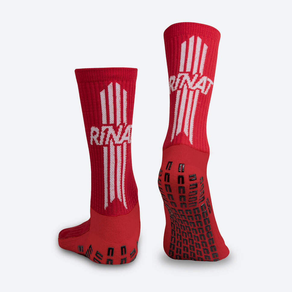 Sportowa skarpeta antypoślizgowa ANTISLIP SOCKS dla dorosłych Czerwony Zestaw 2