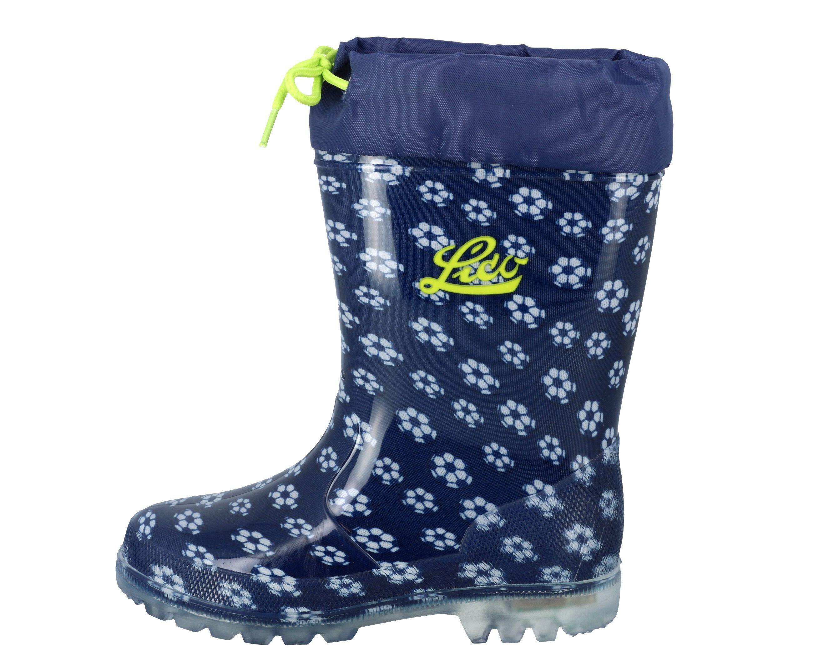 bottes en caoutchouc Mocassins Garçons LICO Power Blinky 2/7