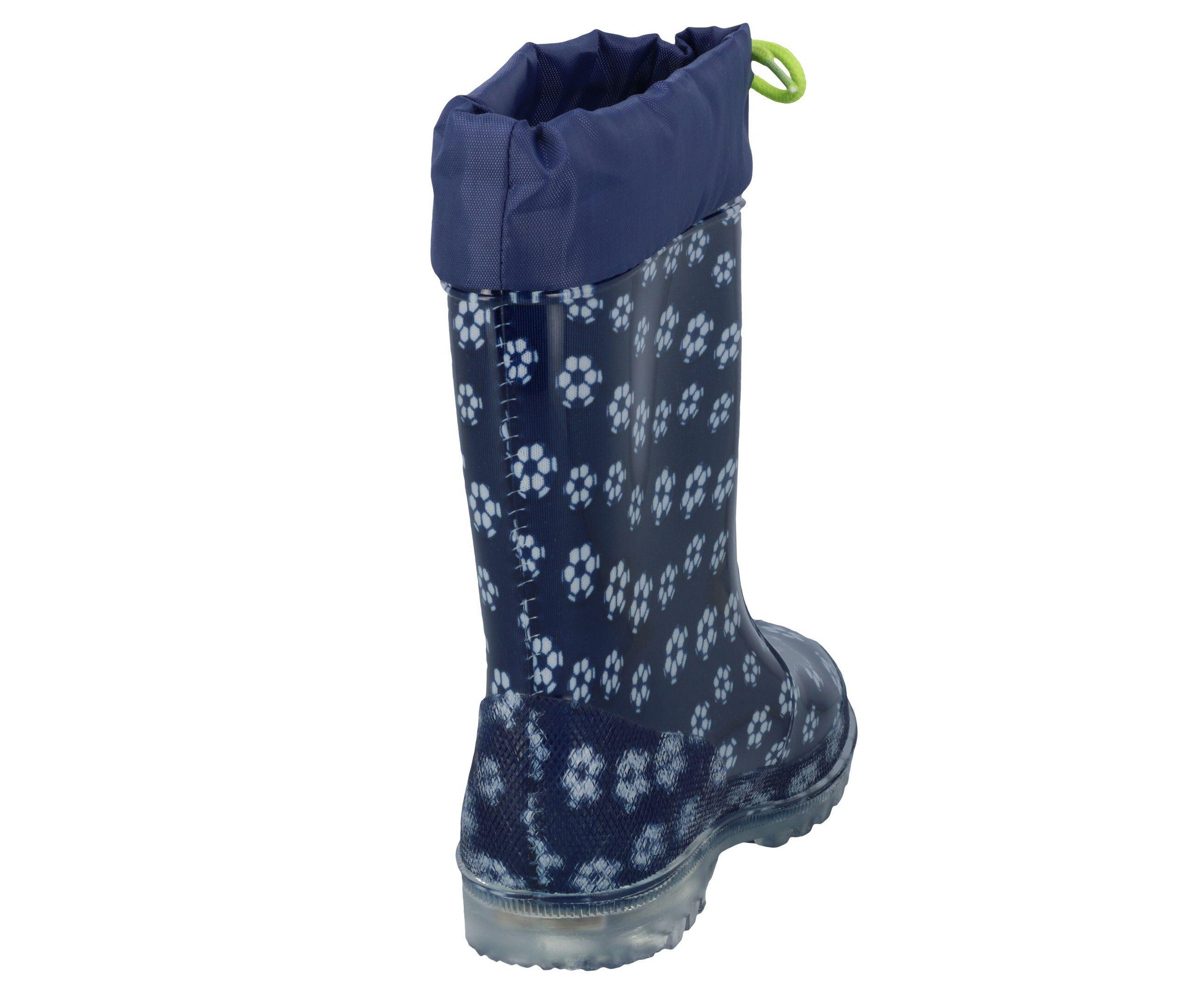 bottes en caoutchouc Mocassins Garçons LICO Power Blinky 4/7