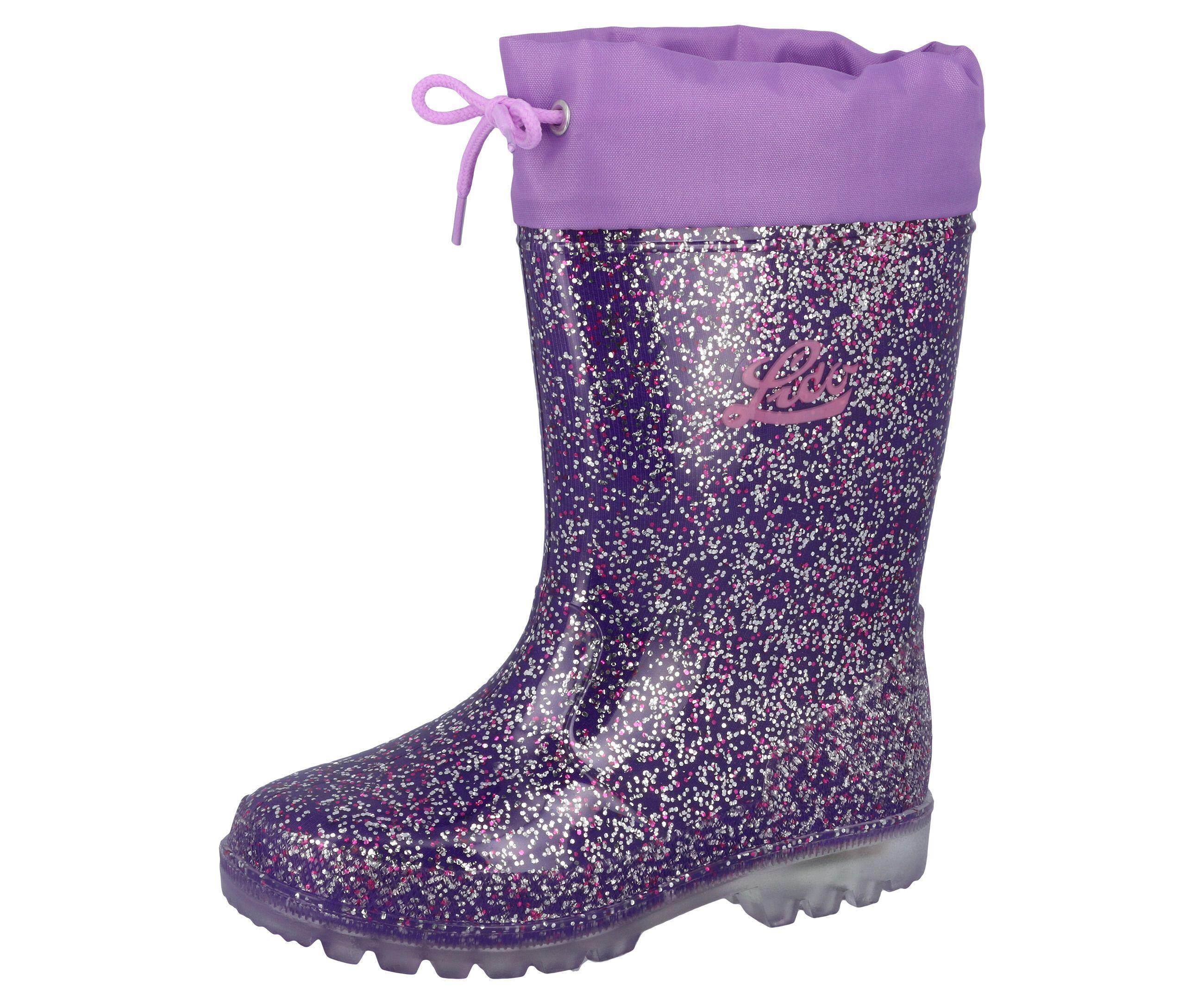 LICO Gummistiefel Mädchen Slipper LICO Powerlight W Blinky