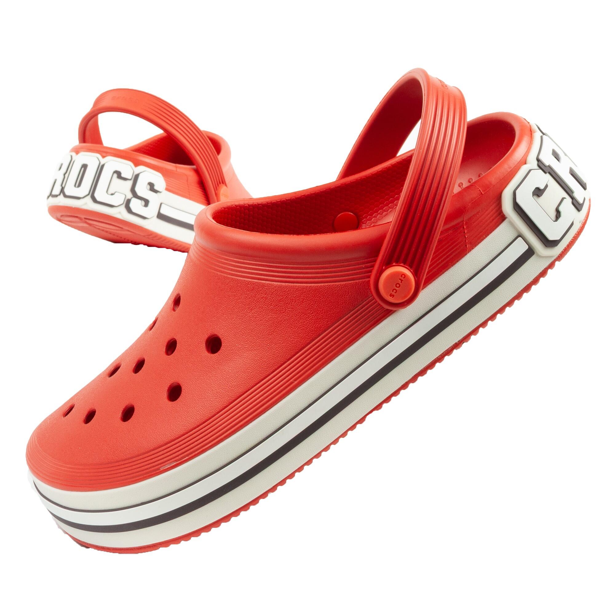 Crocs - Sandales Pour Femmes Crocs Off Court - Sabots - Rouge - Decathlon