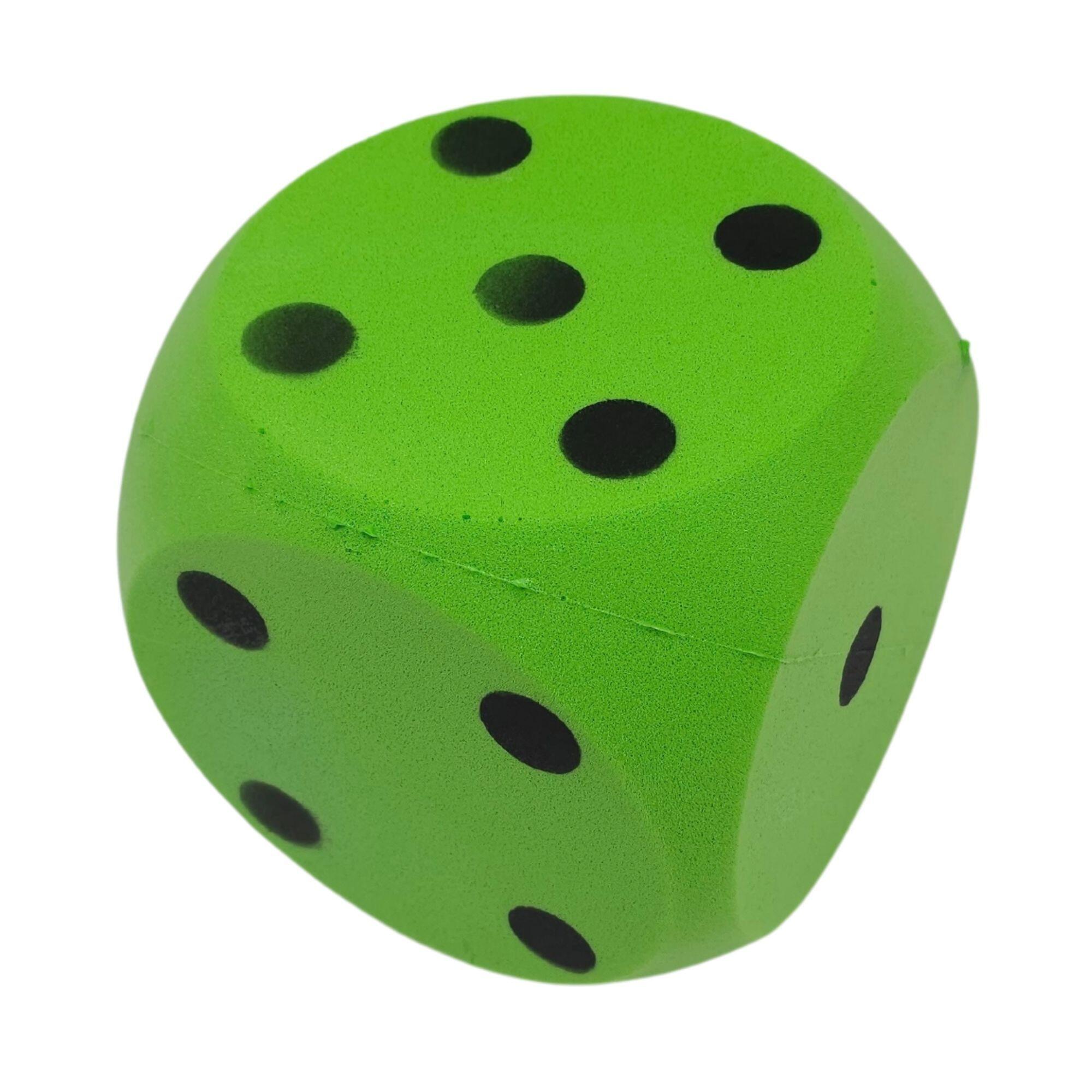 ALLDORO XXL Schaumstoffwürfel für Kinder, grün 20 cm, zum Kicken, Werfen, Spielen