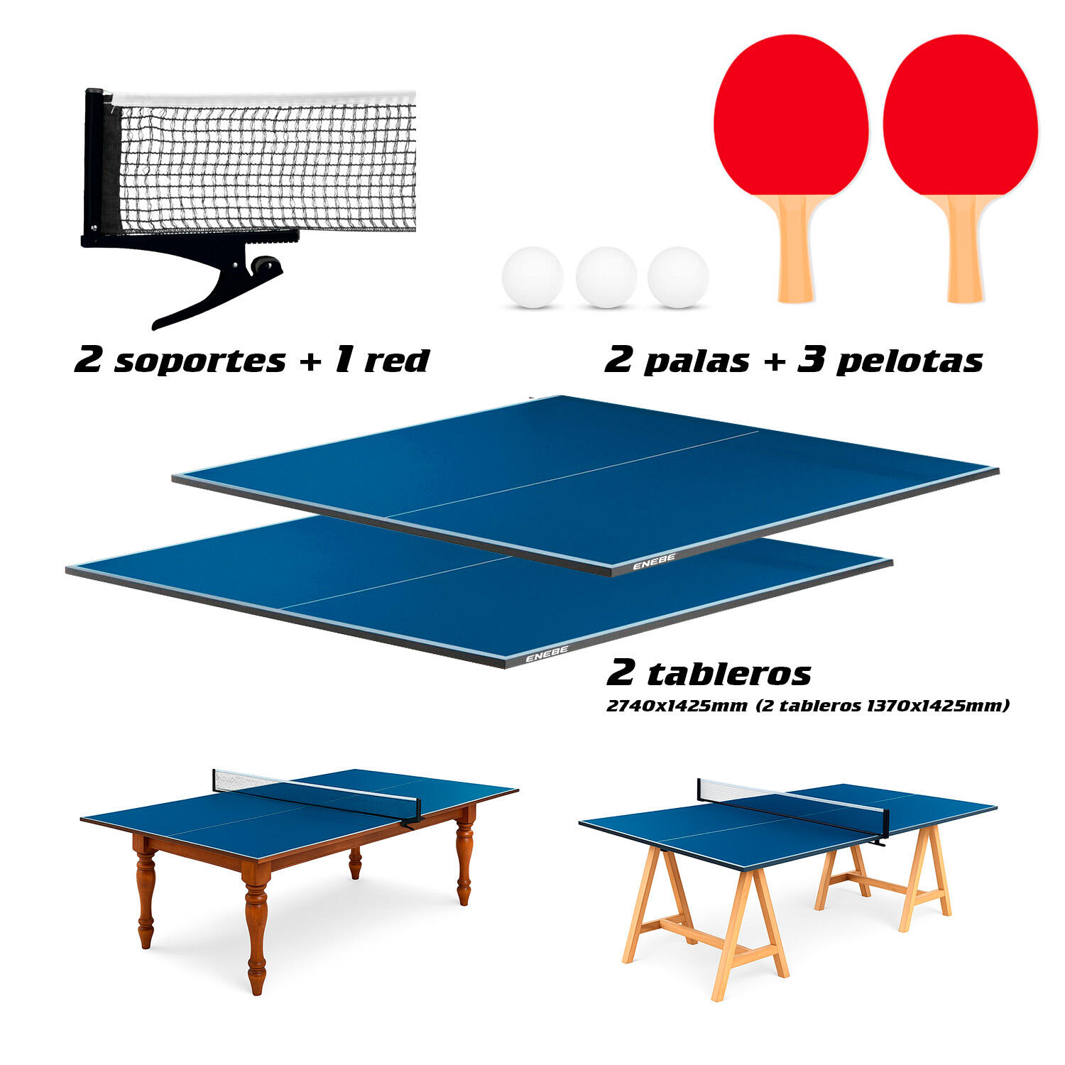 Set Conversión Ping Pong Enebe Nexo 2/4