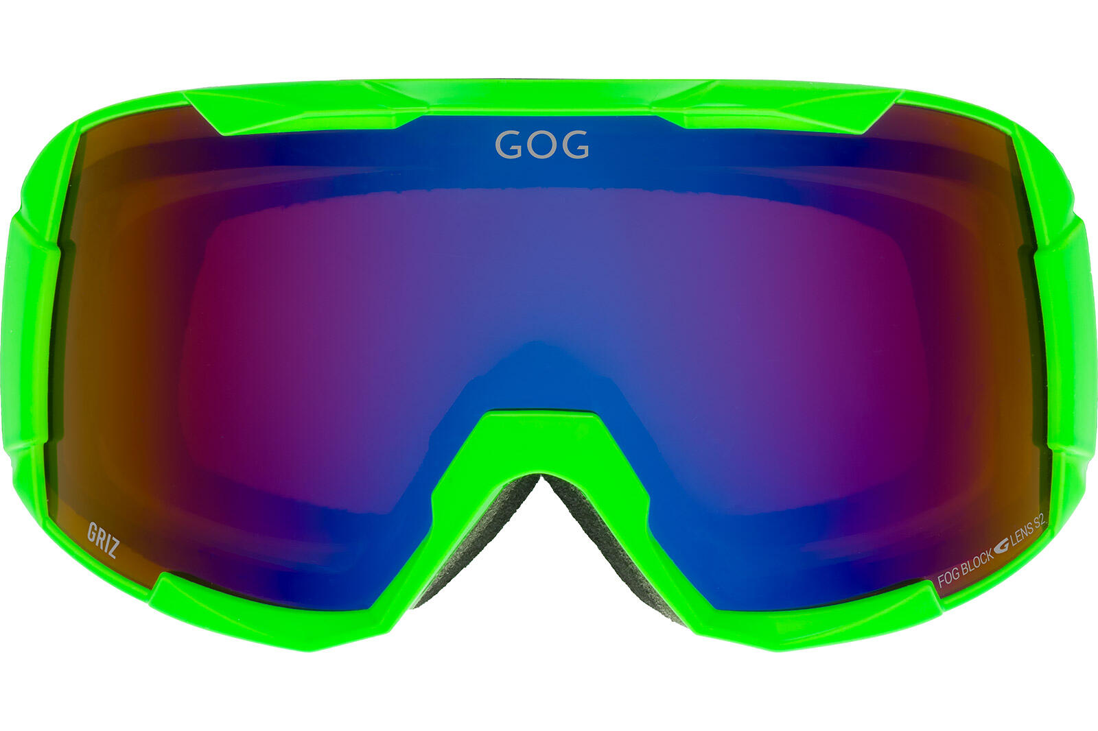 GOG - Masque de ski unisexe miroir anti-buée UV400 Griz 2/7