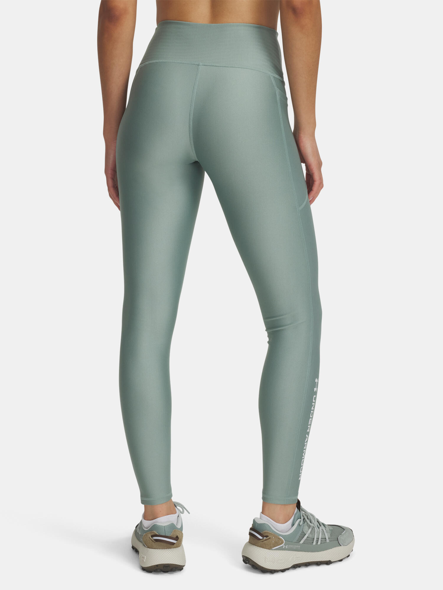 Legginsy Damskie Treningowe Under Armour Szybkoschnące Tech Branded 2/4