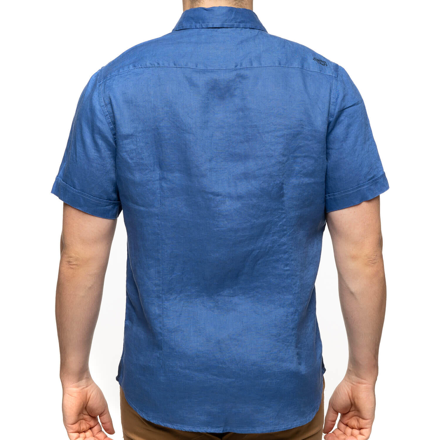 Chemise en lin manches courtes POCKET homme 2/5