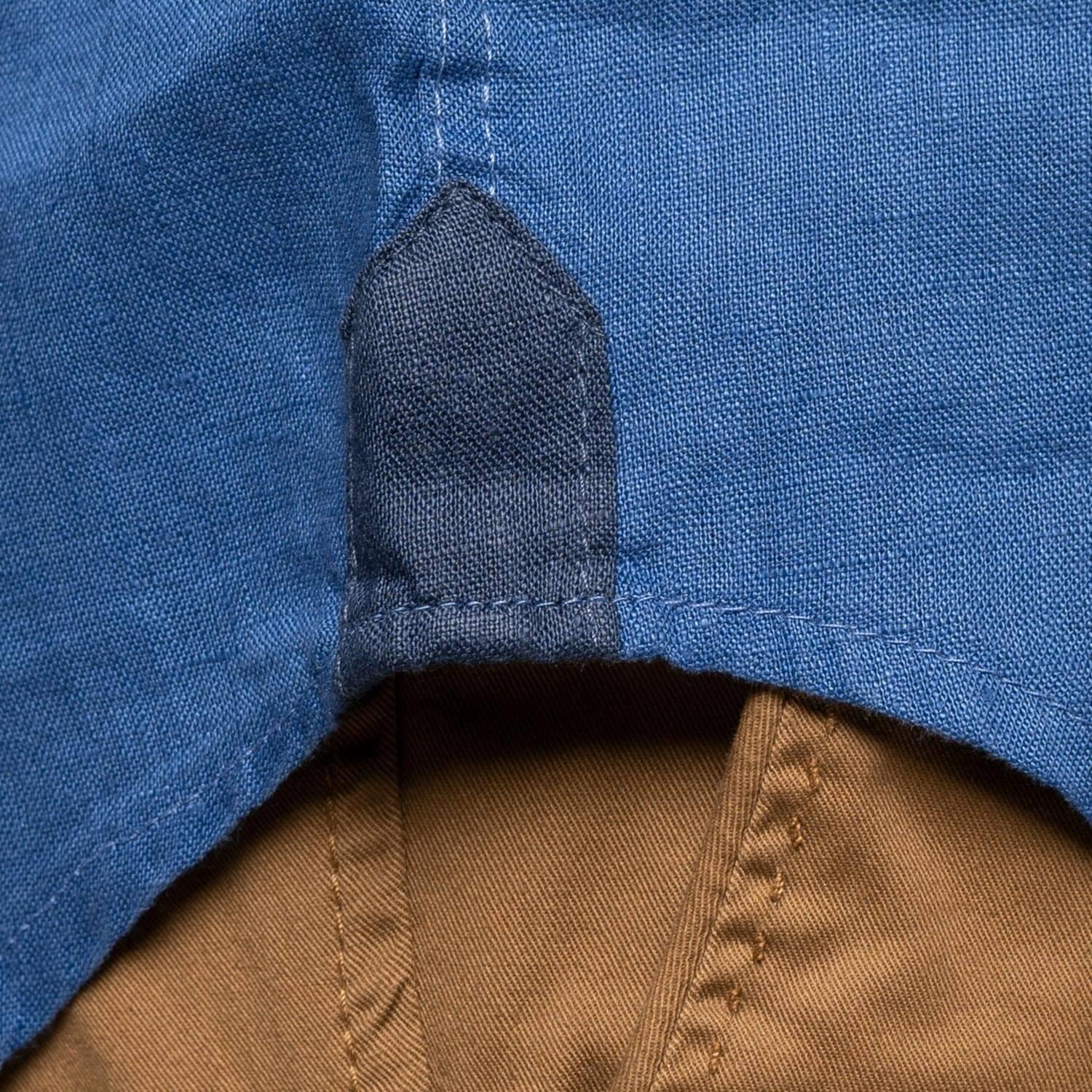Chemise en lin manches courtes POCKET homme 4/5