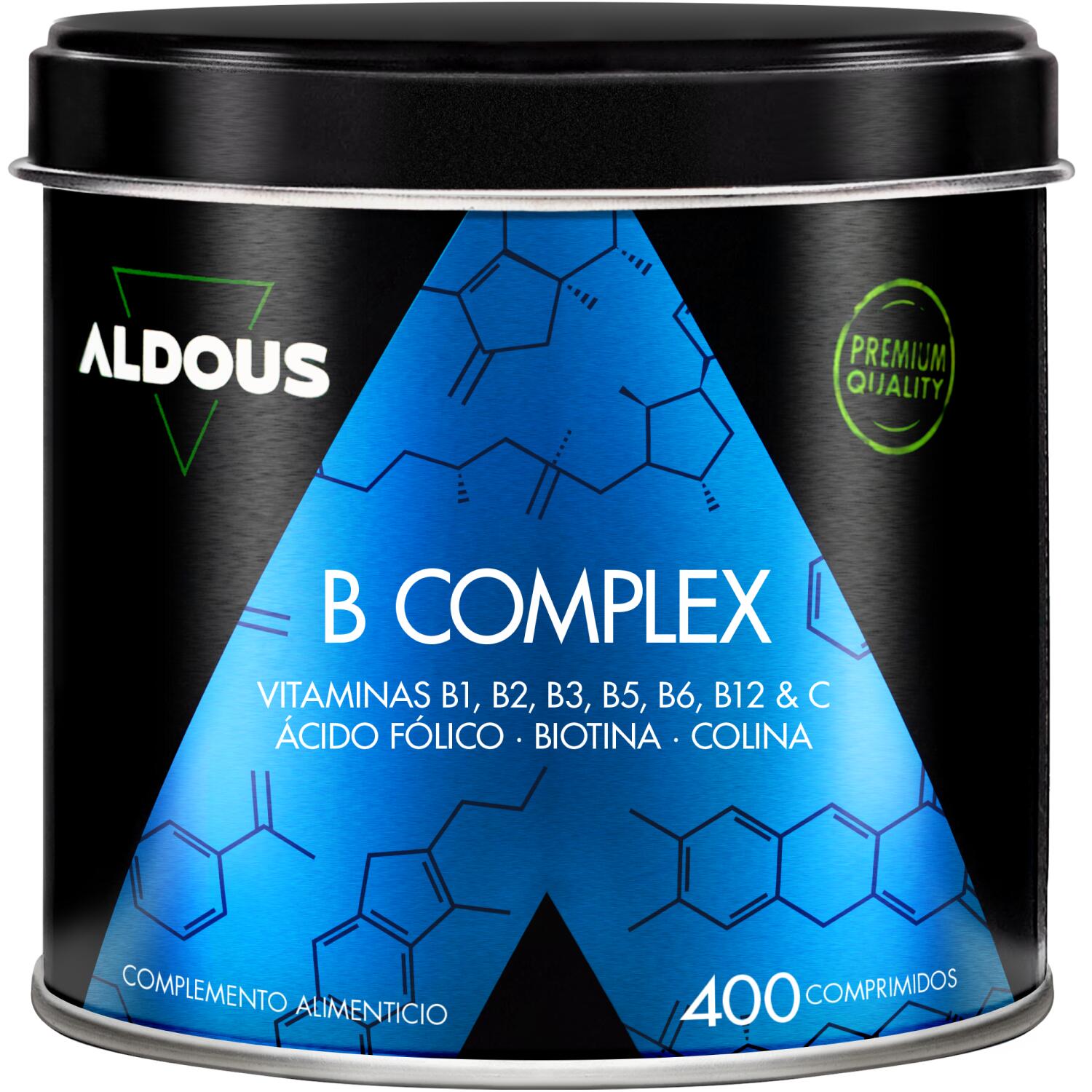 ALDOUS BIO Vitamina B Complex + Vitamina C - 400 Comprimidos