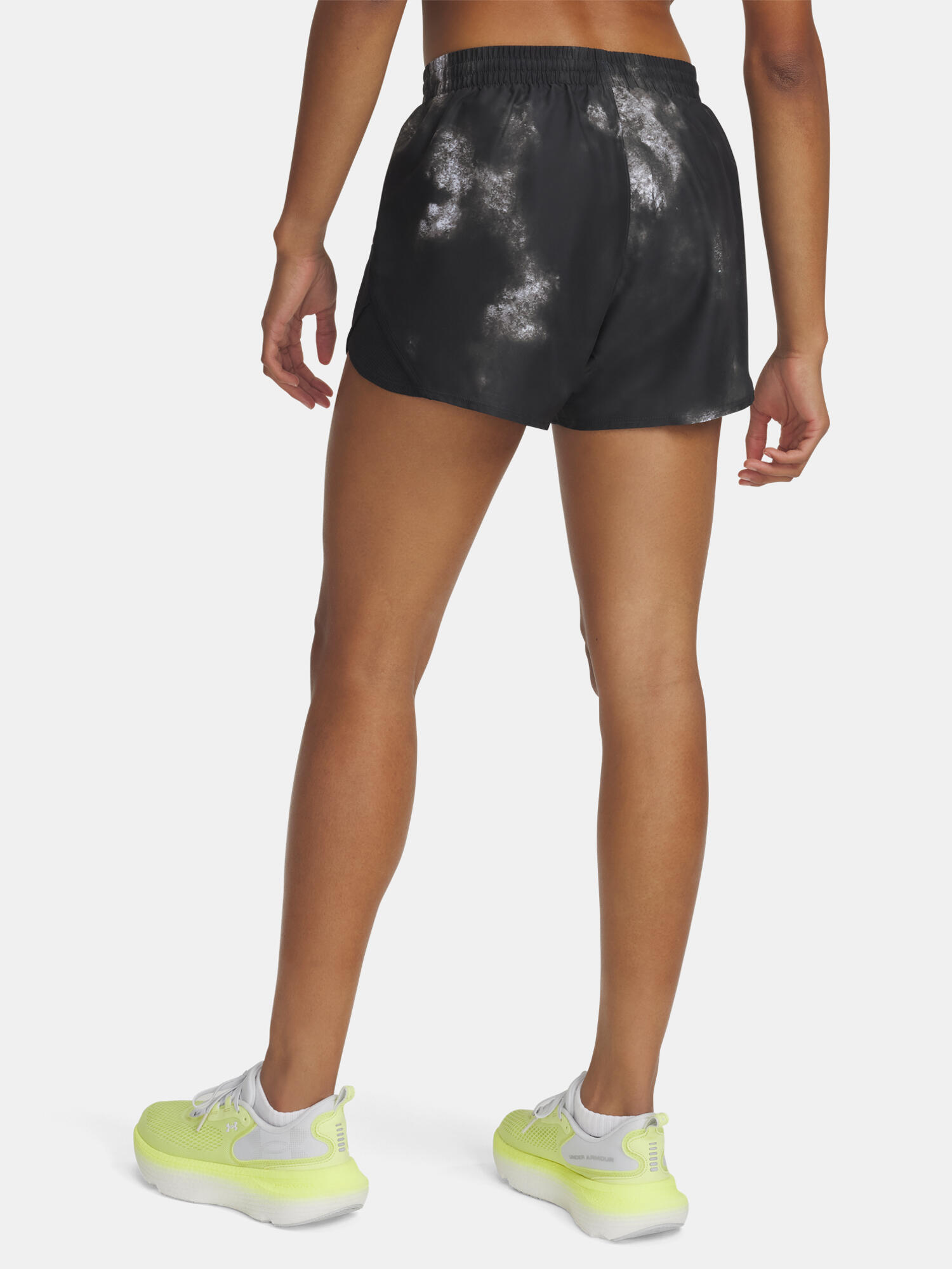 Spodenki do biegania damskie Under Armour Fly By 3" Printed reflective 2/2