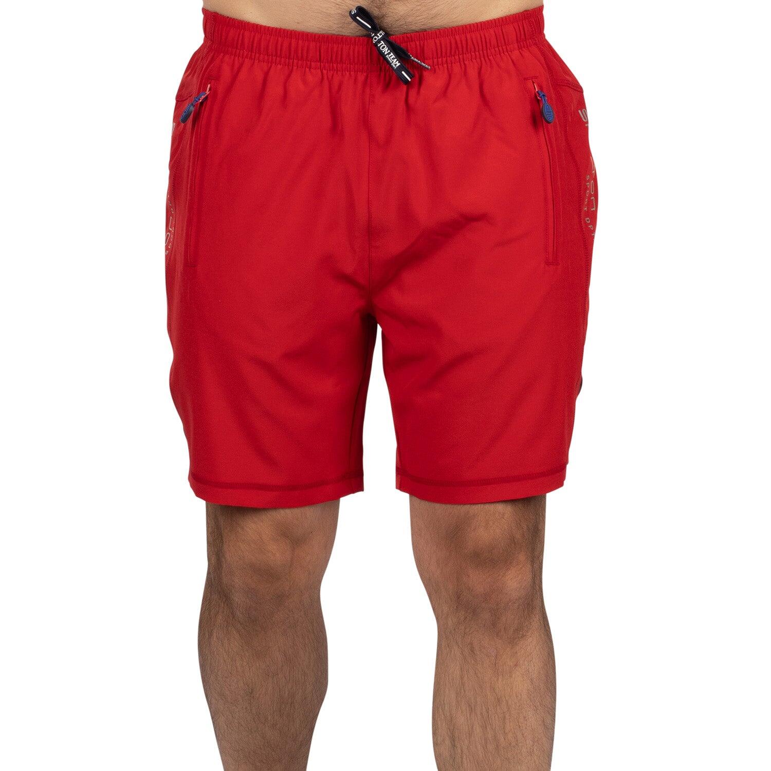 Shilton - Short Tech Sport Homme - Shorty De Running - Rouge - Decathlon