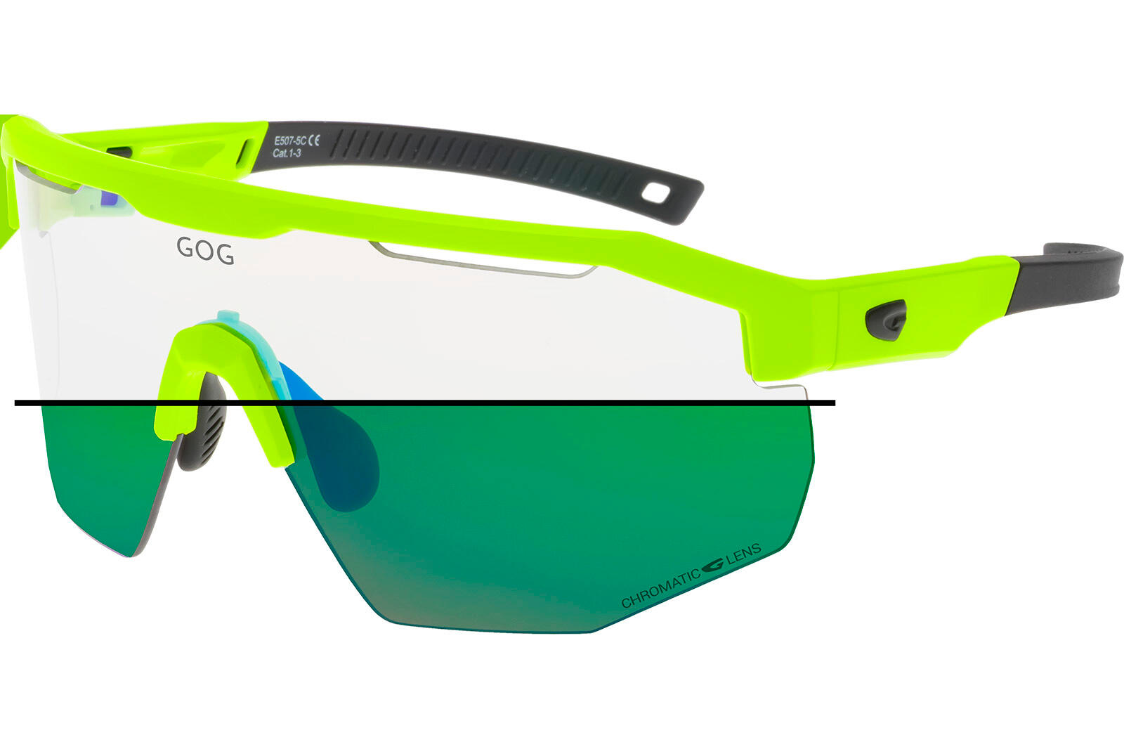 GOG - Unisex Fiets Zonnebril met Fotochromisch Spiegel 2/7