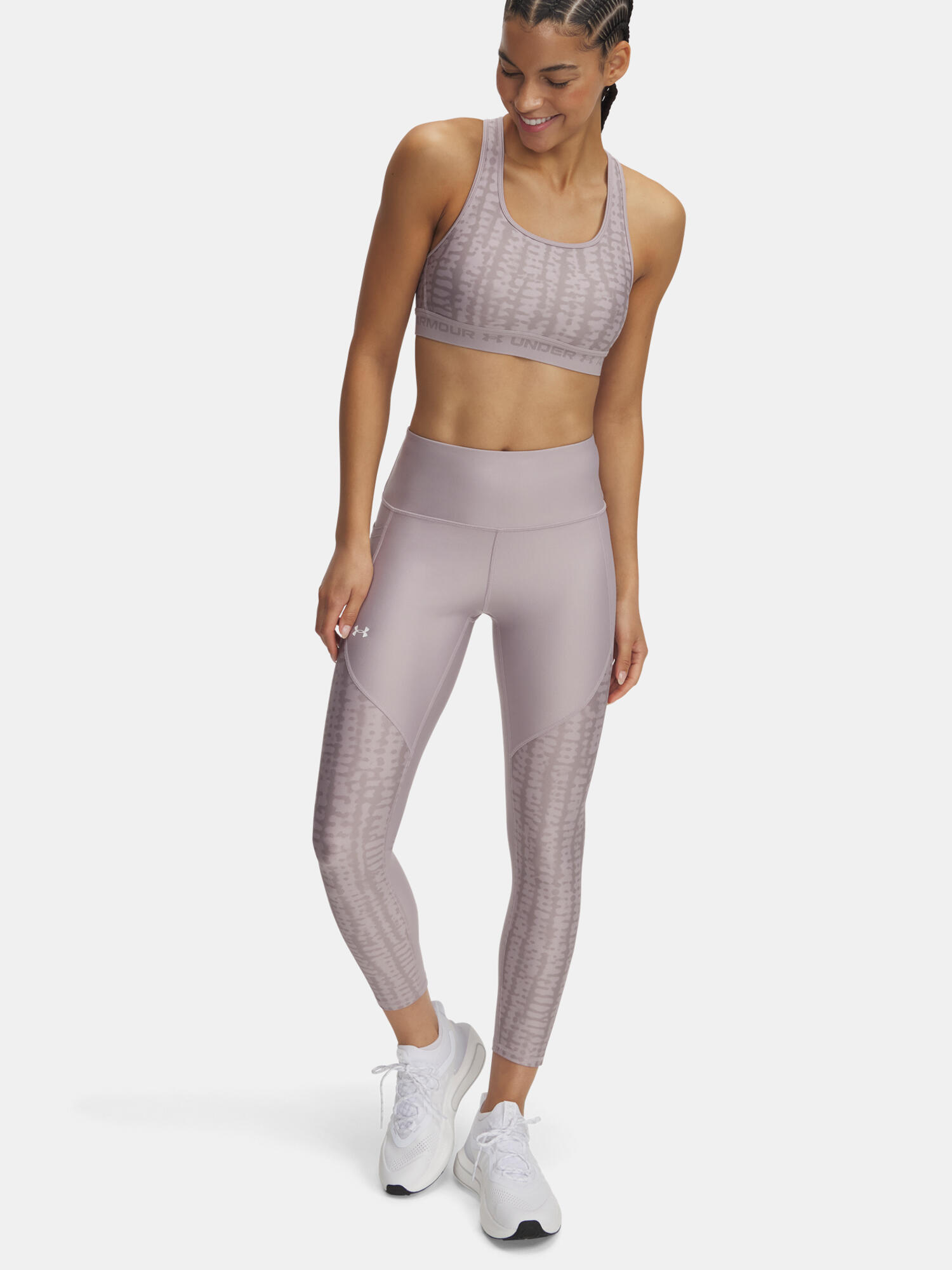 Legginsy Damskie Under Armour Sportowe Treningowe 3/3
