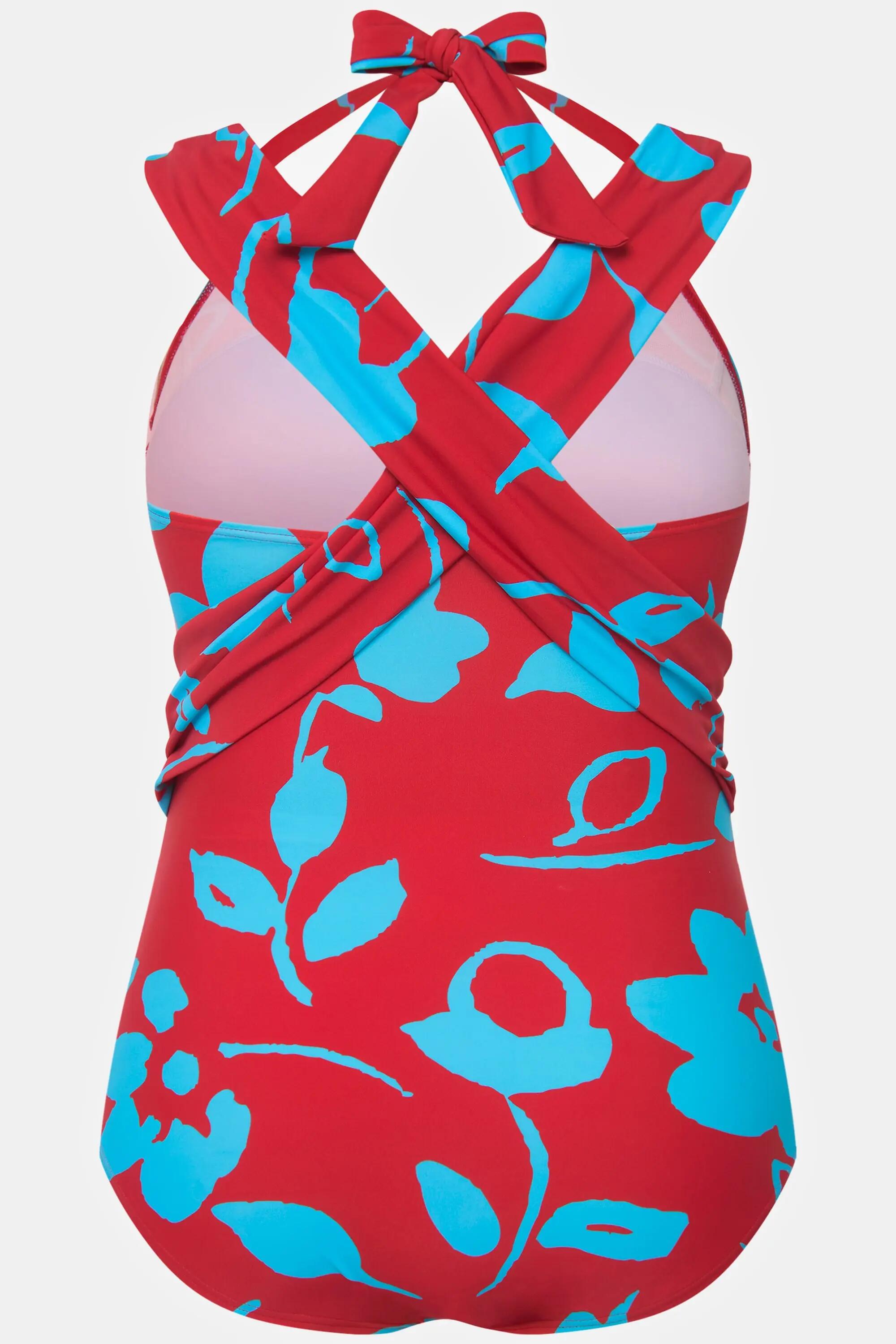 Badeanzug, Blüten, Softcups, Cut-Out, recycelt 6/6