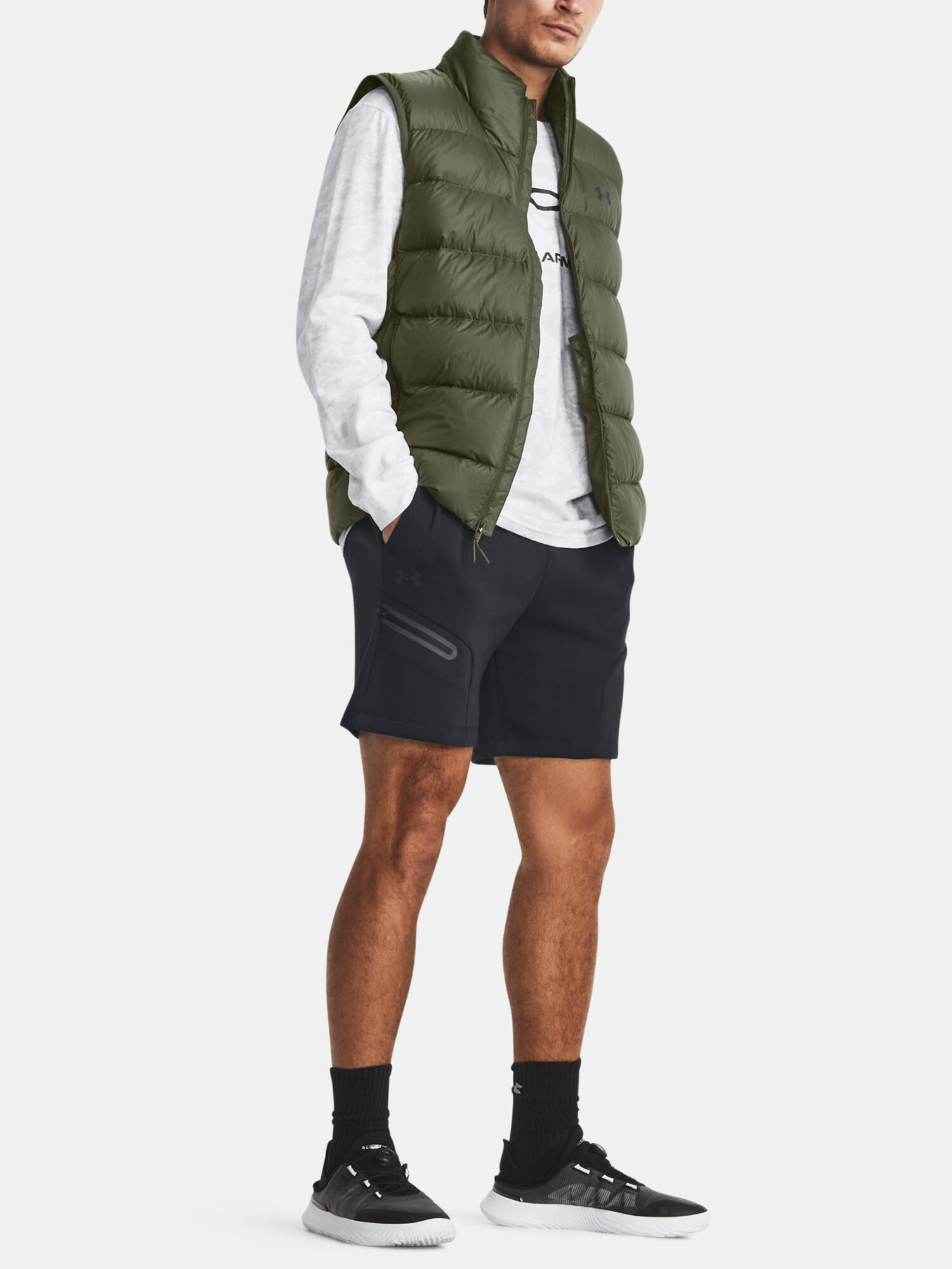 Shorts d'entraînement pour homme Under Armour Unstoppable Fleece 7/7