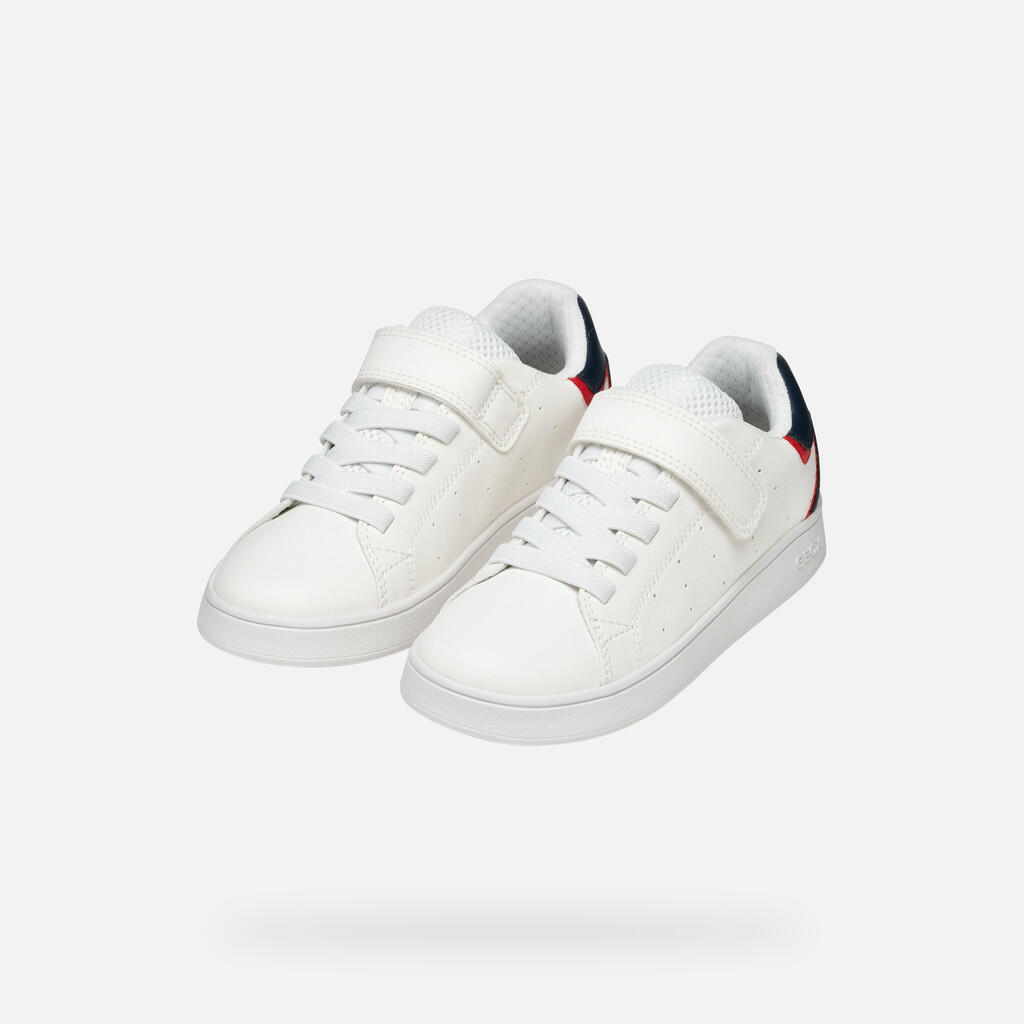 Baskets Garçon J ECLYPER BOY Blanc/Bleu 3/7