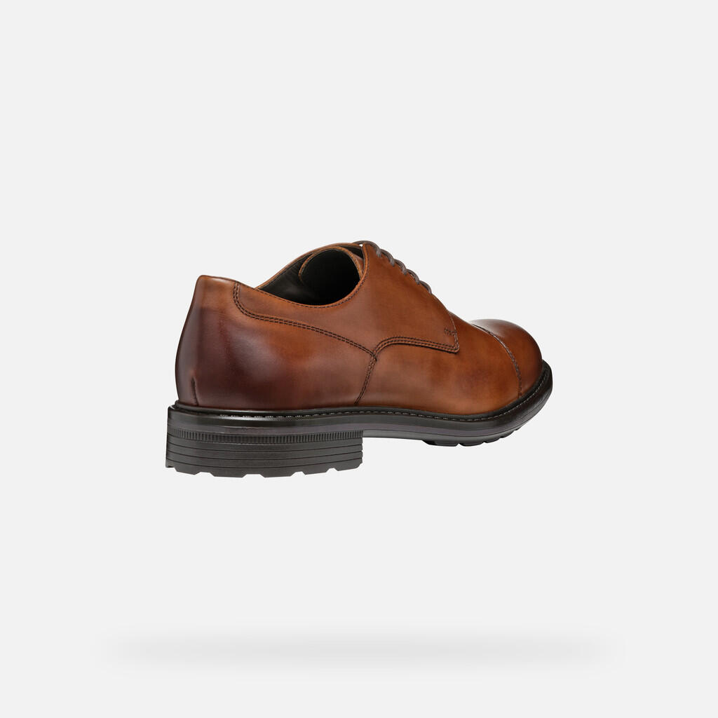 Chaussures Habillées Homme U WALK PLEASURE Cognac 7/7