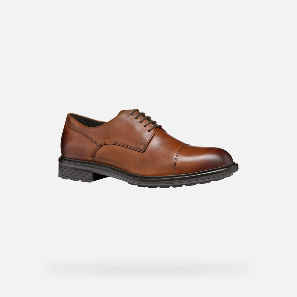 Chaussures Habillées Homme U WALK PLEASURE Cognac 5/7