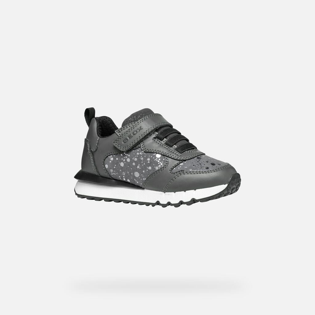 Baskets Fille J FASTICS GIRL Gris Foncé 5/7
