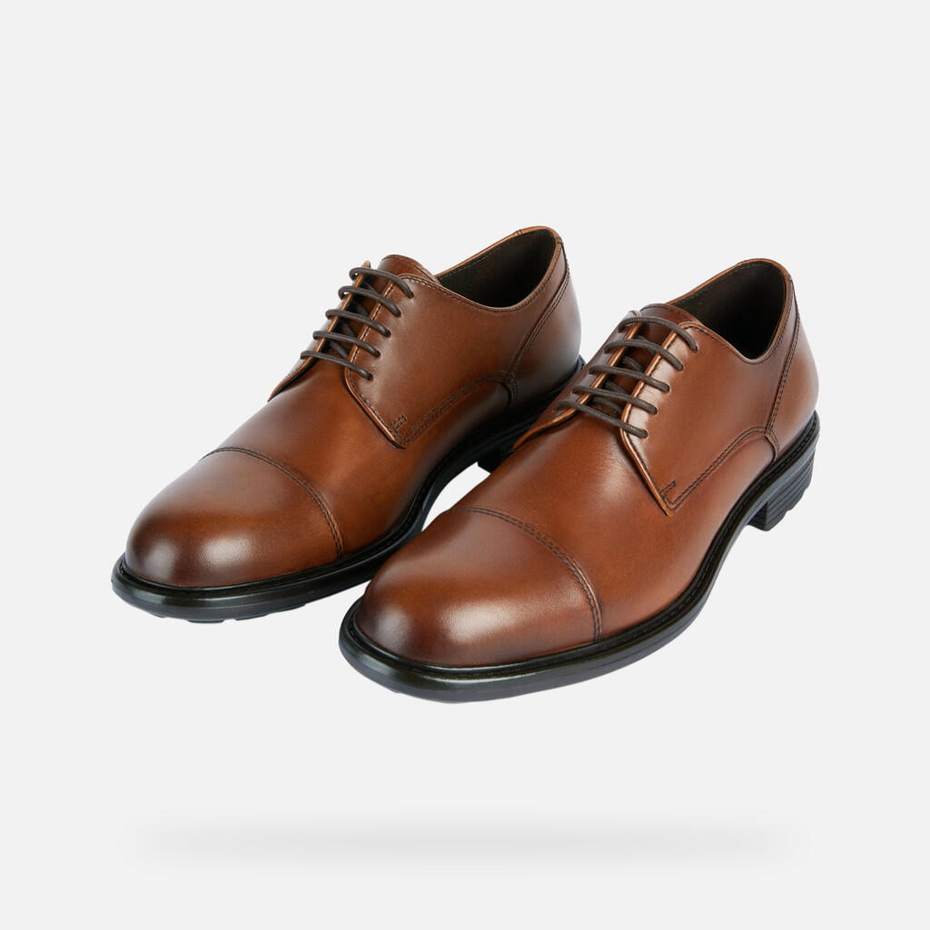 Chaussures Habillées Homme U WALK PLEASURE Cognac 4/7