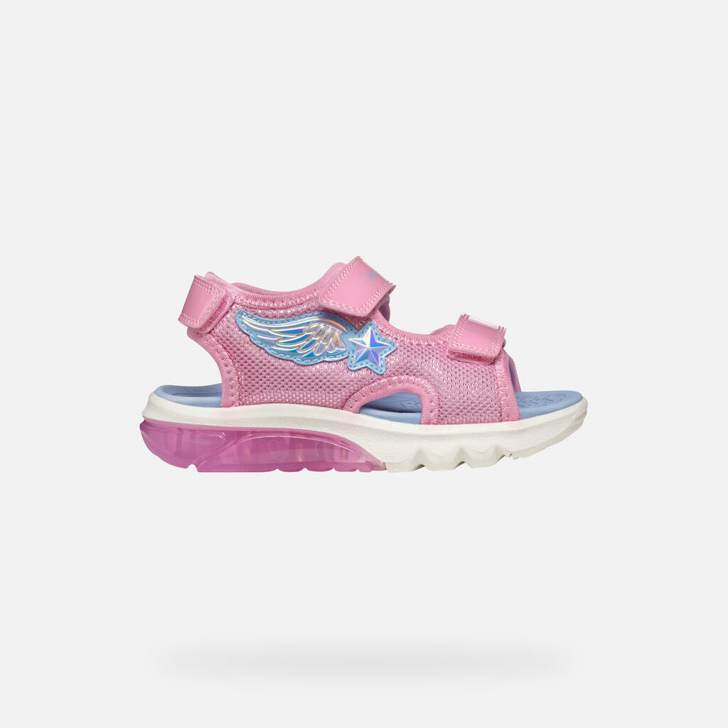 Baskets Fille J SANDAL CIBERDRON GIRL Rose/Bleu Ciel Clair 2/7