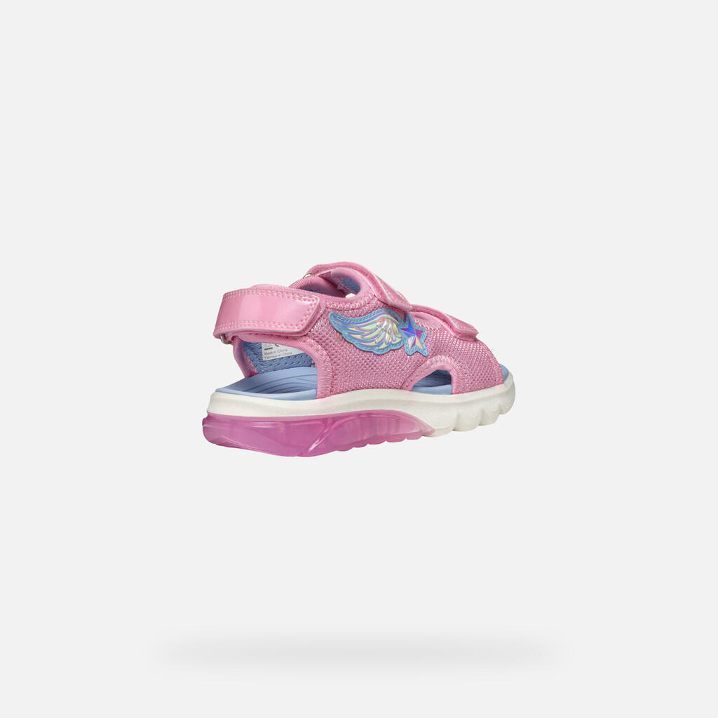 Baskets Fille J SANDAL CIBERDRON GIRL Rose/Bleu Ciel Clair 6/7