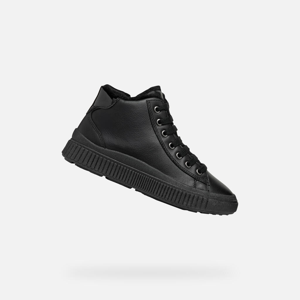 Geox - Baskets Fille Laquinny Girl Noir - Chaussures De Sport - Noir - Decathlon