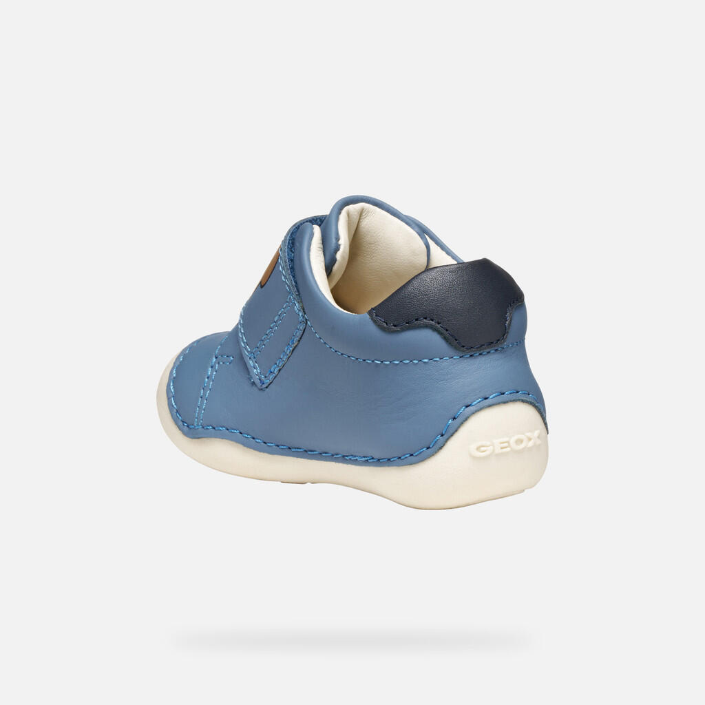 Premiers Pas Bébé Garçon TUTIM BABY Bleu Aviateur/Bleu Marine Foncé 4/7