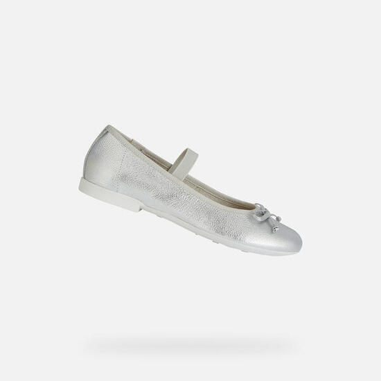 Ballerines Fille JR PLIE' Argent