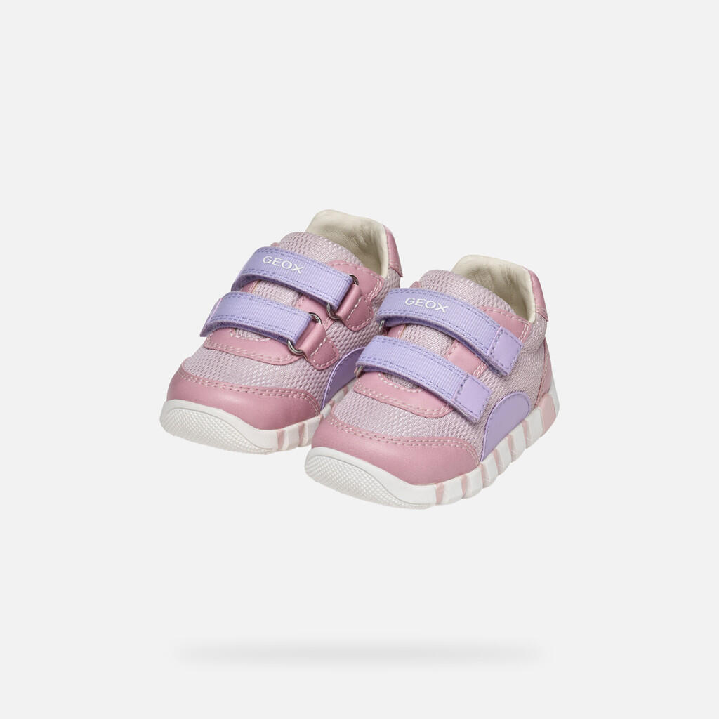 Premiers Pas Bébé Fille IUPIDOO BABY Rose/Lilas 3/7