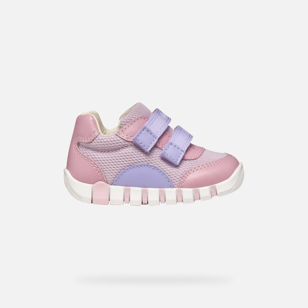 Premiers Pas Bébé Fille IUPIDOO BABY Rose/Lilas 2/7