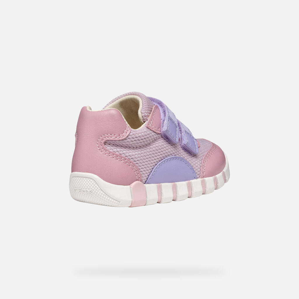 Premiers Pas Bébé Fille IUPIDOO BABY Rose/Lilas 6/7