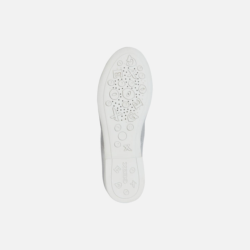 Ballerines Fille JR PLIE' Argent 7/7