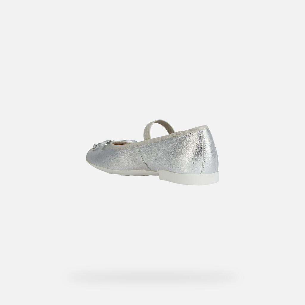 Ballerines Fille JR PLIE' Argent 4/7