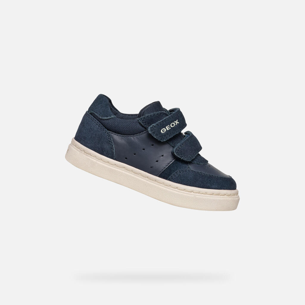 Geox - Baskets Bébé Garçon Nashik Toddler Boy Bleu Marine - Chaussures De Sport - Bleu - Decathlon