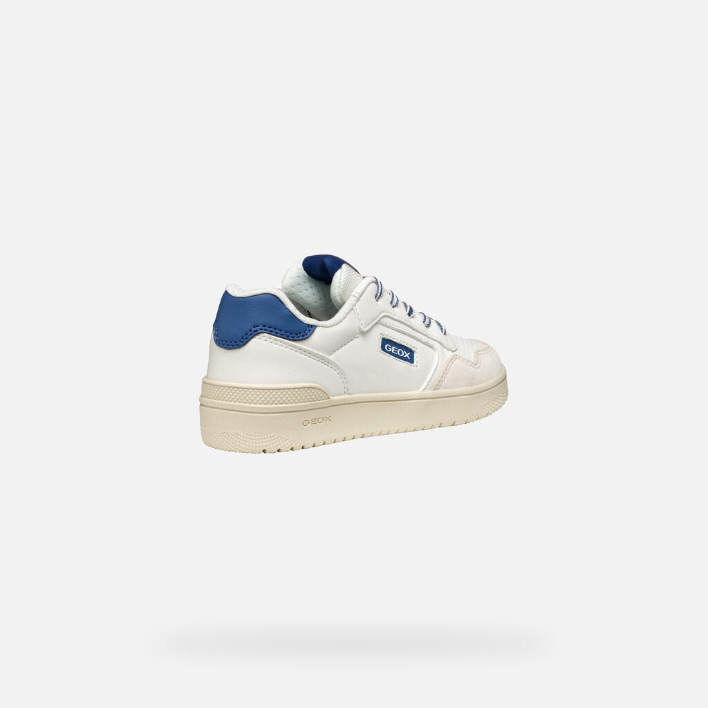 Baskets Garçon WASHIBA BOY Blanc/Bleu Marine 6/7